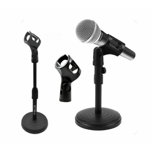 Pedestal Mini Suporte Microfone De Mesa Studio Por