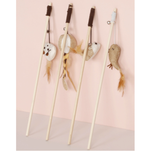 Varinha Divertida Gato Sino Provocação Do Rato A