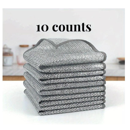 Kit 12 Panos De Limpeza Aço PREMIUM Arear Panela 