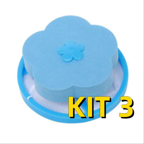 Kit C/3 Coletor Tira Pelos E Fiapos Flutuante Para