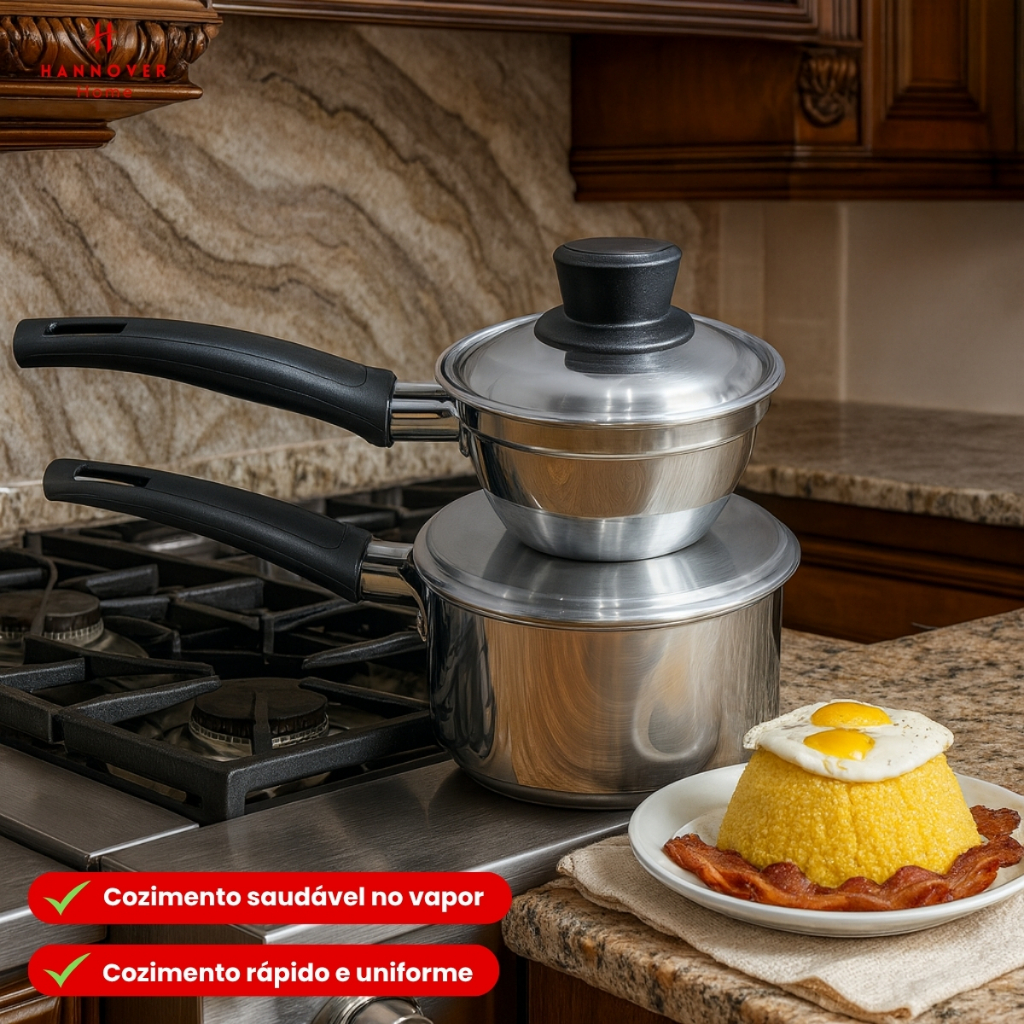 Cuscuzeira Panela De Cuscuz Individual Alumínio P