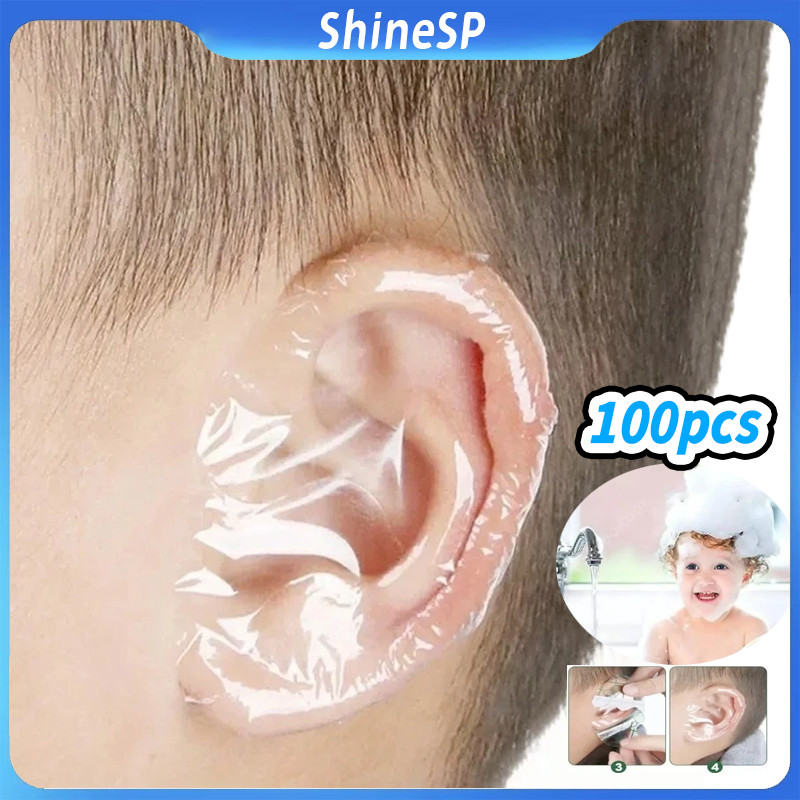 100pcs Adesivo Impermeável Orelha Banho Natação