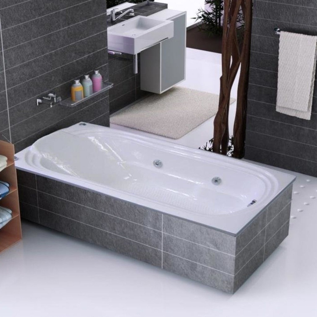 Banheira de Hidromassagem em Acrílico 170cmx80cmx