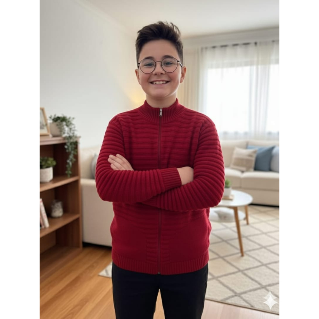 Blusa de Frio Tricot Jaqueta Suéter Masculino Zí