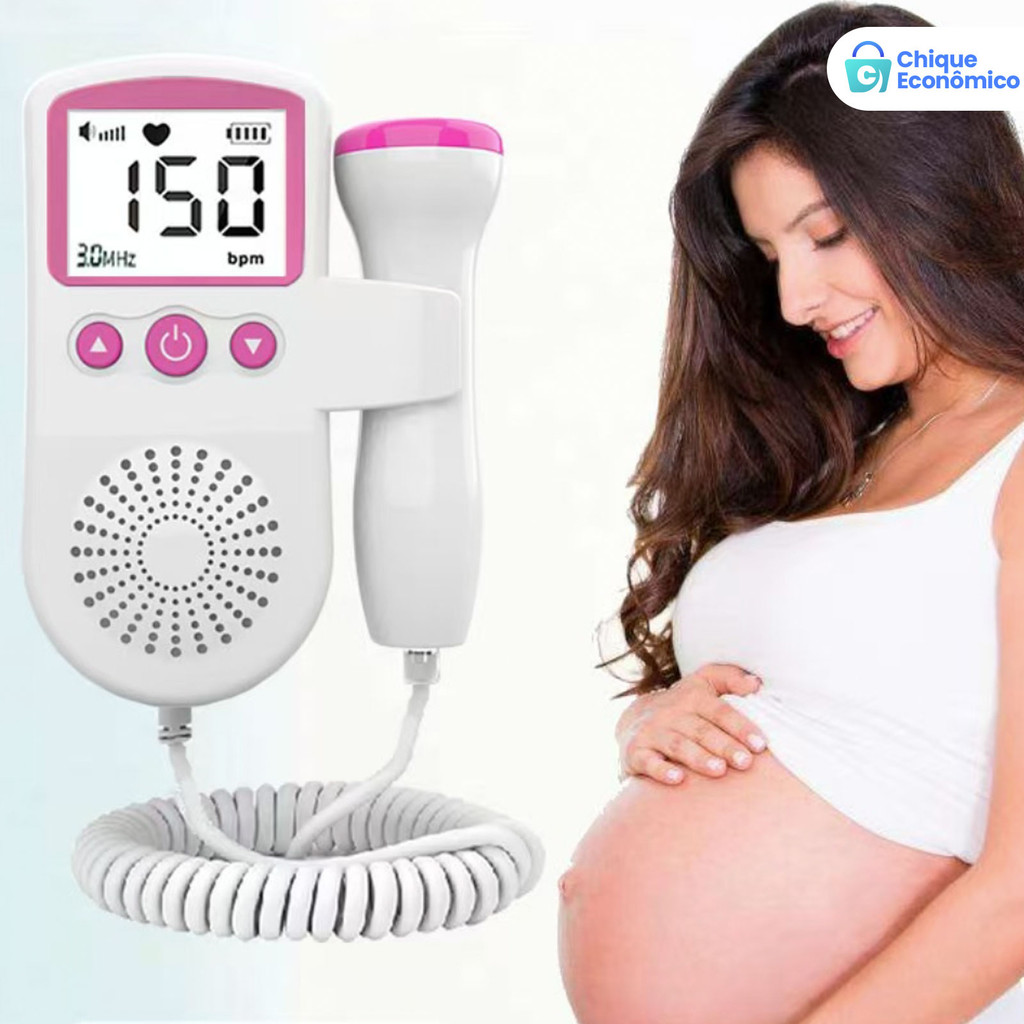 Monitor fetal doppler ecografia para ouvir o batim