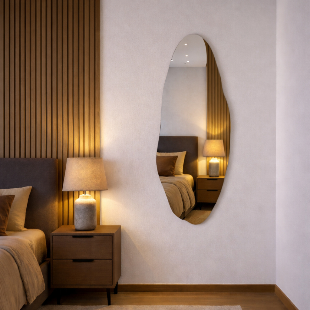 Espelho Orgânico Polido 110cmx50cm 95cmx40cm 80cm