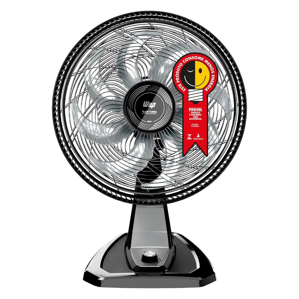 Ventilador WAP de Mesa e Parede 8 Pás 180W com 3 
