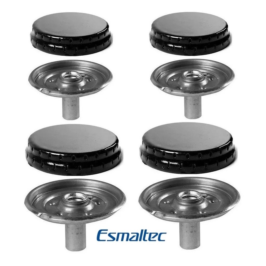 Kit Fogão Esmaltec Espalhador + Queimador 4 bocas