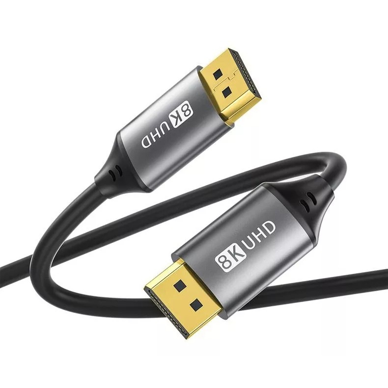 Cabo Displayport 1.4 1,8metro 8k 60hz 4k 144hz Ult