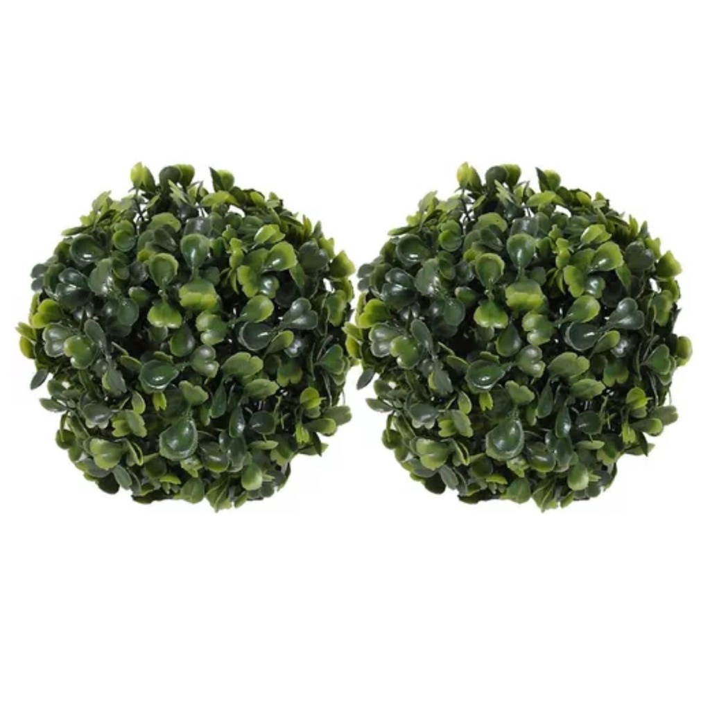 Kit 02 Bolas De Buchinho Artificiais 10cm Para Dec