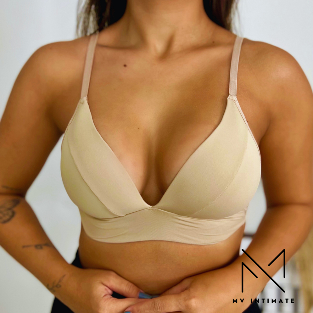 Sutiã de Microfibra sem aro Bojo Soft Confort Mol