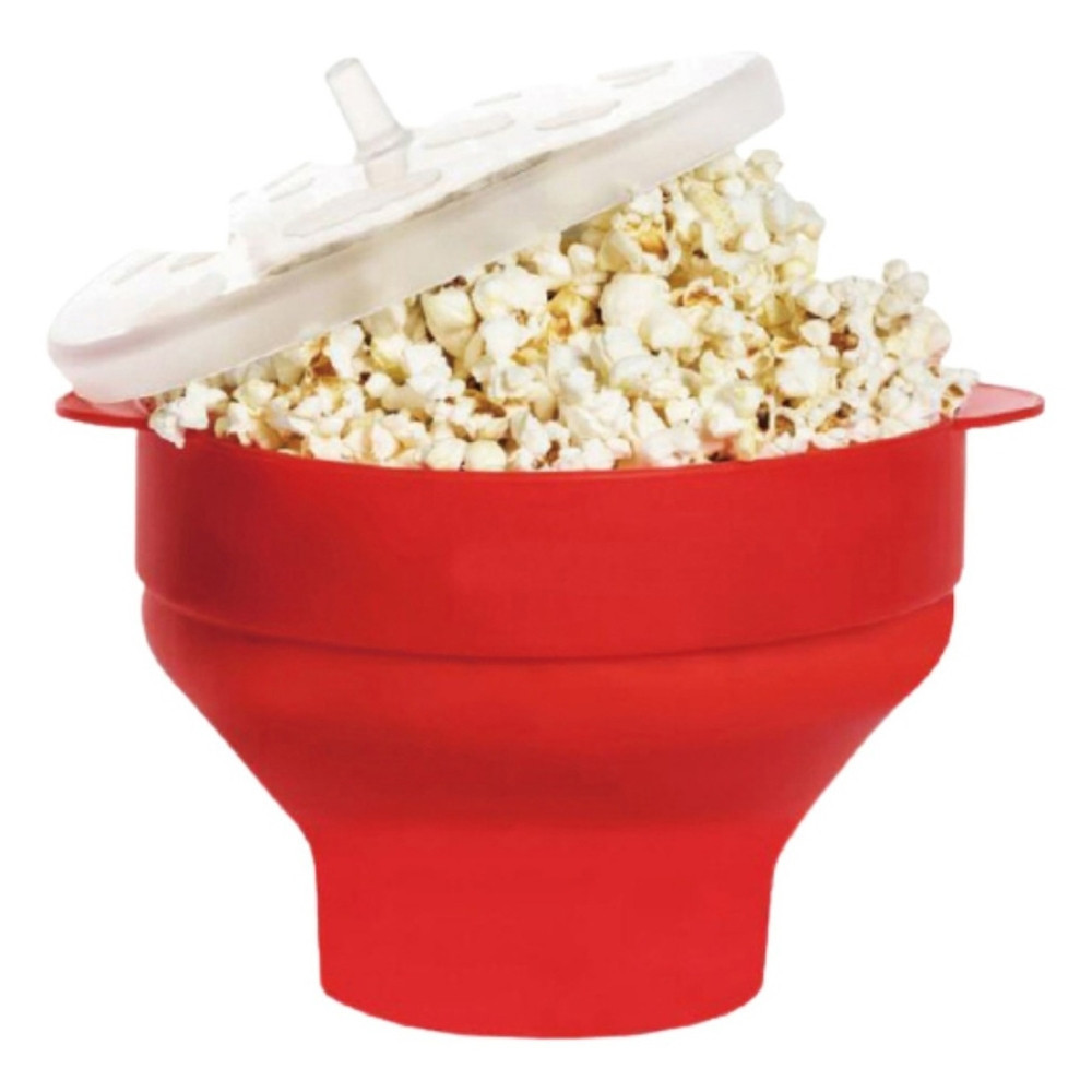 Balde Pipoca Pipoqueira Silicone Para Micro-ondas 