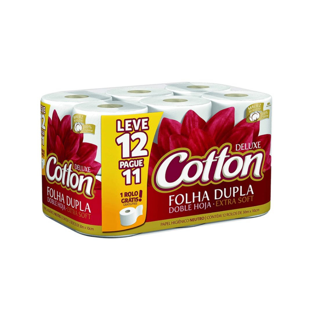 Papel Higiênico Deluxe Cotton – Neutro Folh