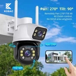 Câmera Externa Ip a Prova Dágua 4mp wifi ptz com