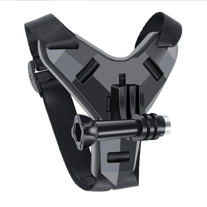 Suporte Go Pro Queixo Cinta Capacete Universal Gop