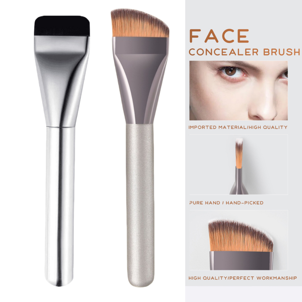 Kit de 2 Pincels De Base Corretivo, Contorno Facia