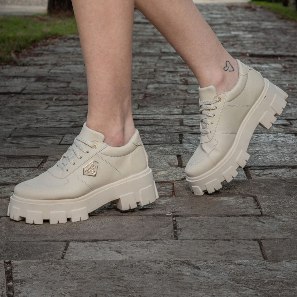 Oxford Blogueira Tratorado Feminino GuGi 404-GG Sa