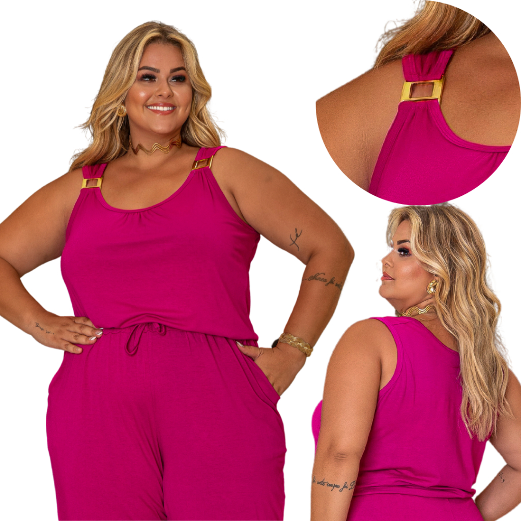 Regata Plus Size Feminina Blusas PlusSize  –