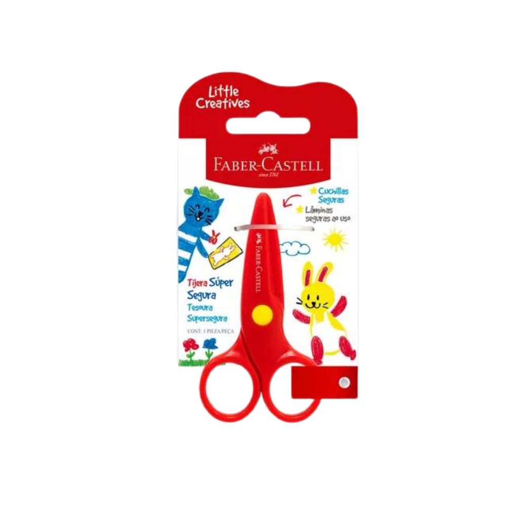 Tesoura Supersegura Vermelha da Linha Little Creat