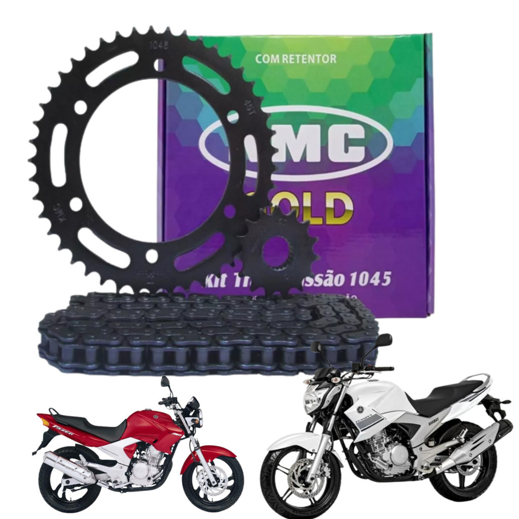 Kit Relação Yamaha Fazer 250 2005 Com Retentor O