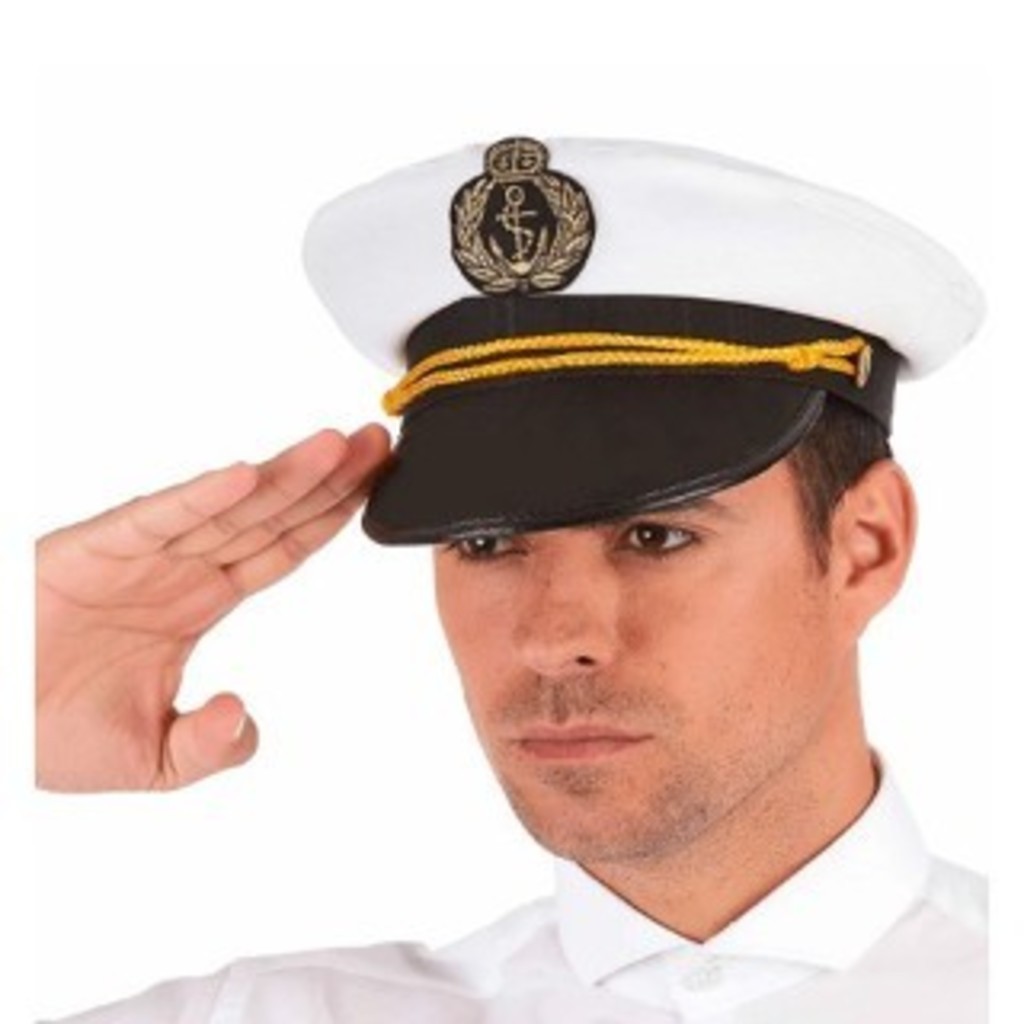 Chapéu de Policial ou Marinheiro Quepe Fantasia C