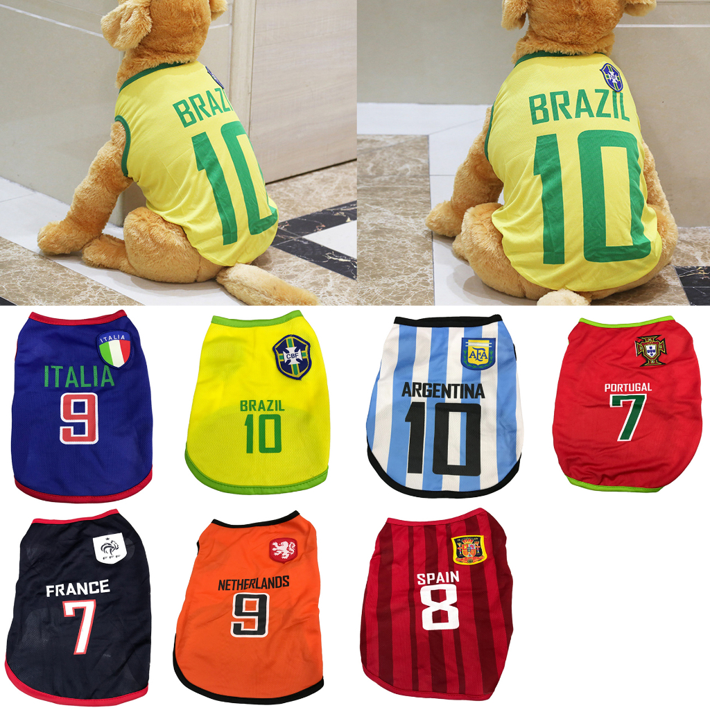 Roupa Camiseta Regata para Pet Camiseta Time Sele�