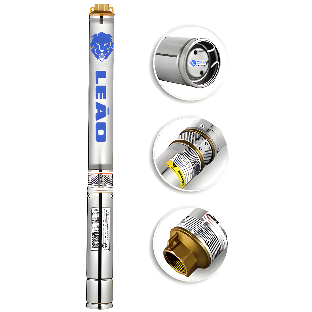 Bomba Leão Submersa Caneta Palito 1,5cv 3pol 2fio