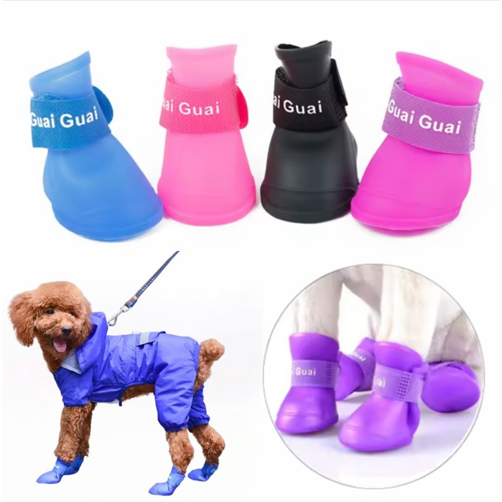 Kit 4 Sapatinhos Impermeáveis Antiderrapantes LR-