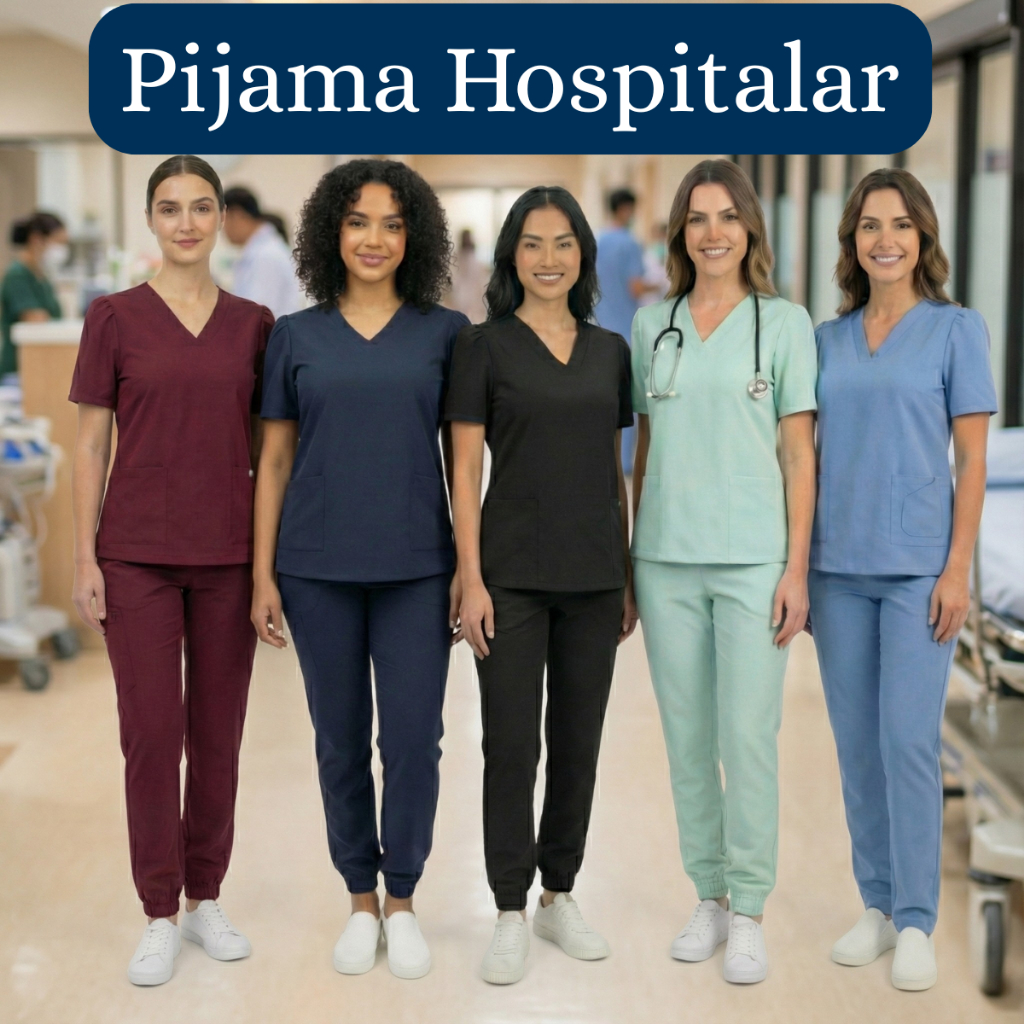 Pijama Cirúrgico Feminino Scrubs Hospitalar Premi