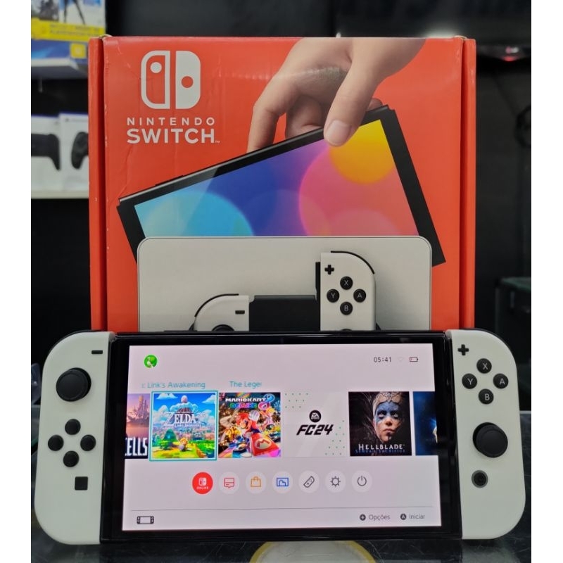 Console Nintendo Switch Desbloqueado dualboot com 