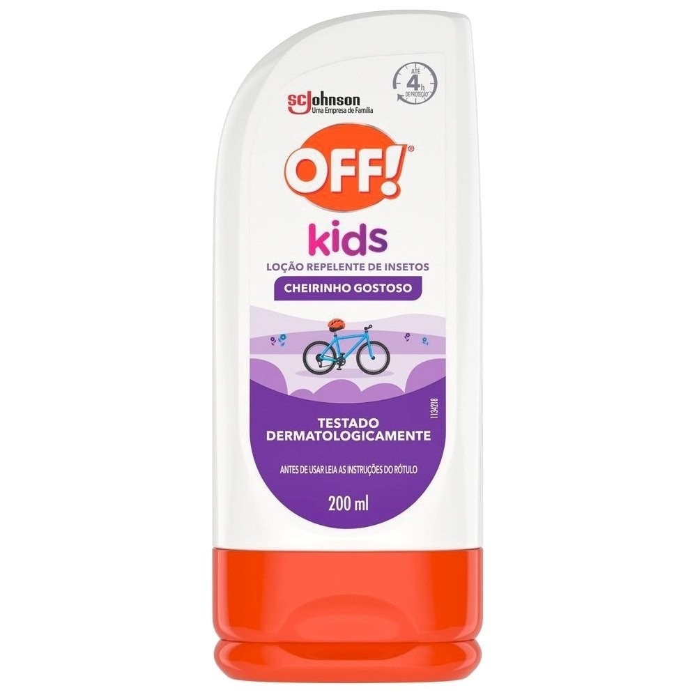 Repelente de Insetos Off Loção Kids 200ml