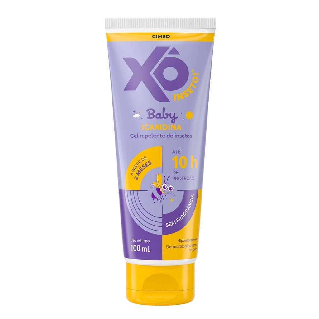 Repelente Xô Inseto Baby Icaridina Gel 100ml