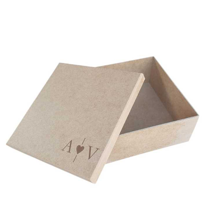 10 Caixas 20x20x8 Personalizada, Convite, Casament
