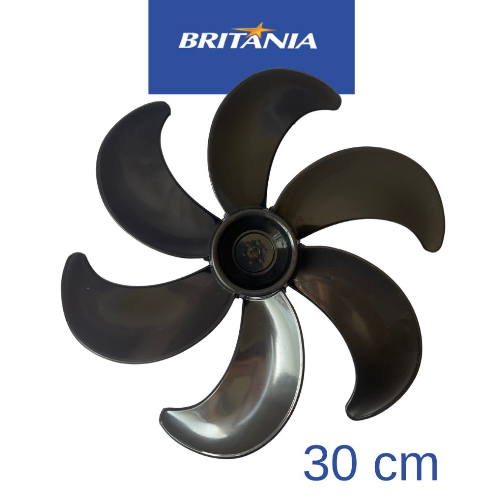 Hélice para Ventilador Britânia 30cm 6 Pás Pret