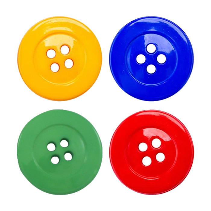 40 Botão Disco Voador 4 Furos 35mm Tam: 54 Colori
