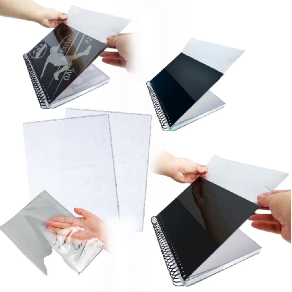 CAPA PRONTA PLASTICA  ENCAPAR  CADERNO DE ARAME CA