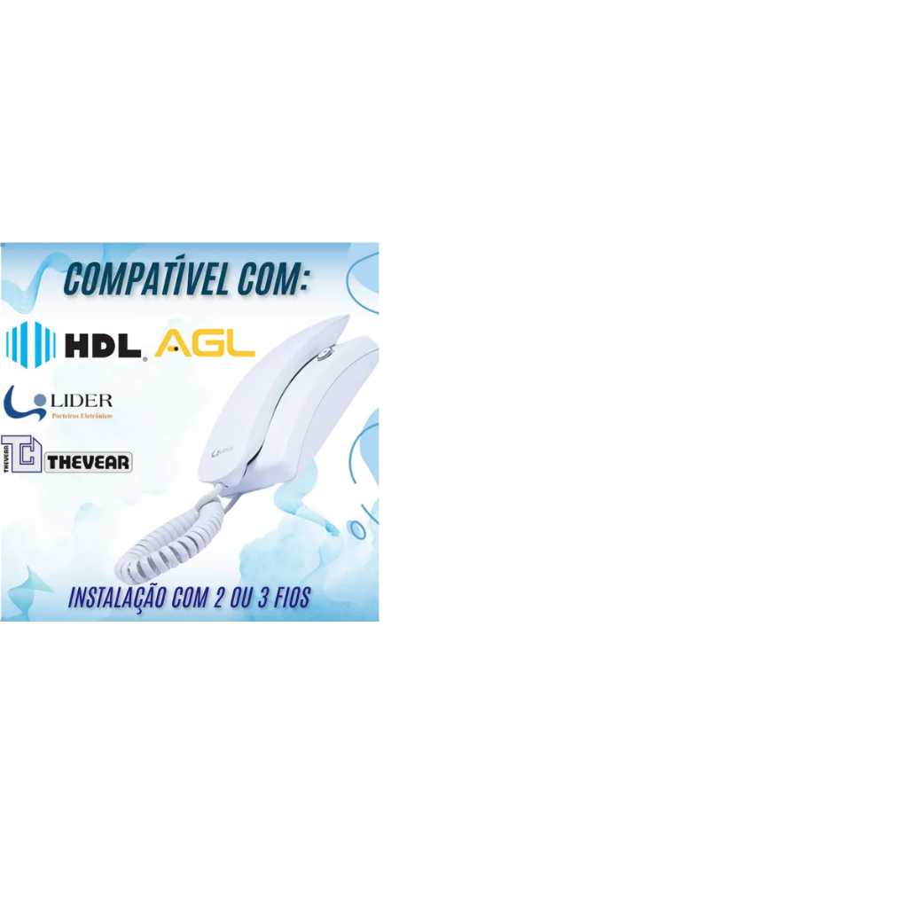 Monofone Universal Lr2015 Líder Interfone Compat