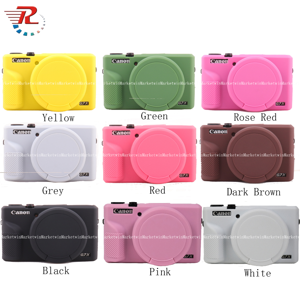 Canon G7X3 Capa De Borracha De Silicone Macia Para