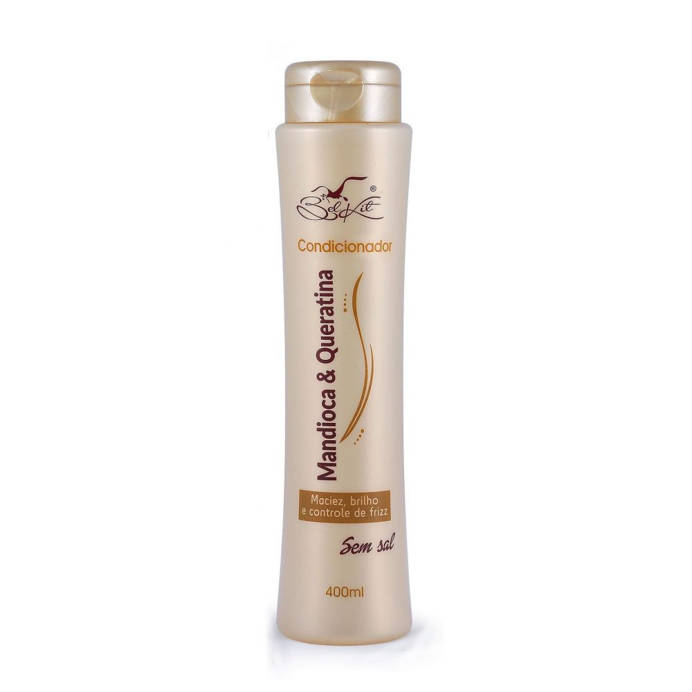 Condicionador Mandioca e Queratina 400ml Belkit