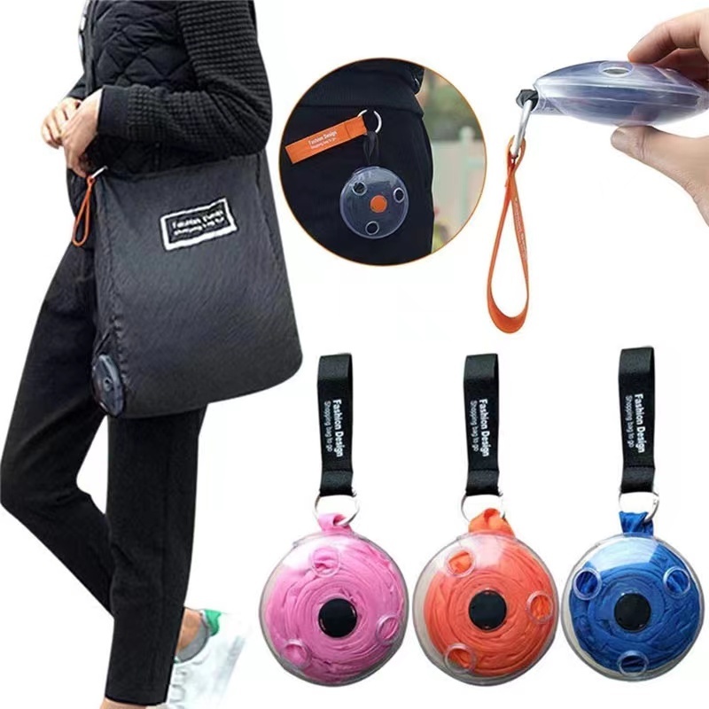 Mini Bolsa Portatil Para Bolso Ou Chaveiro Em Poli