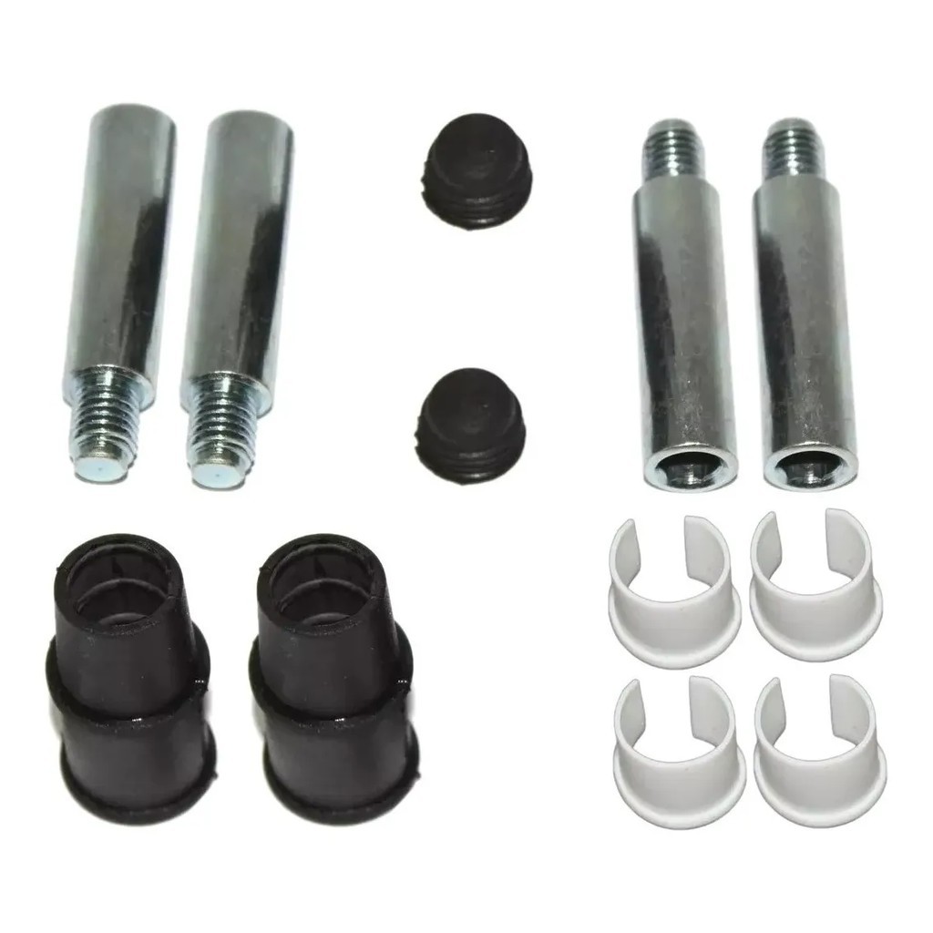 2 Kits Pinos Guia Pinça Freio Gol / Polo / Golf /