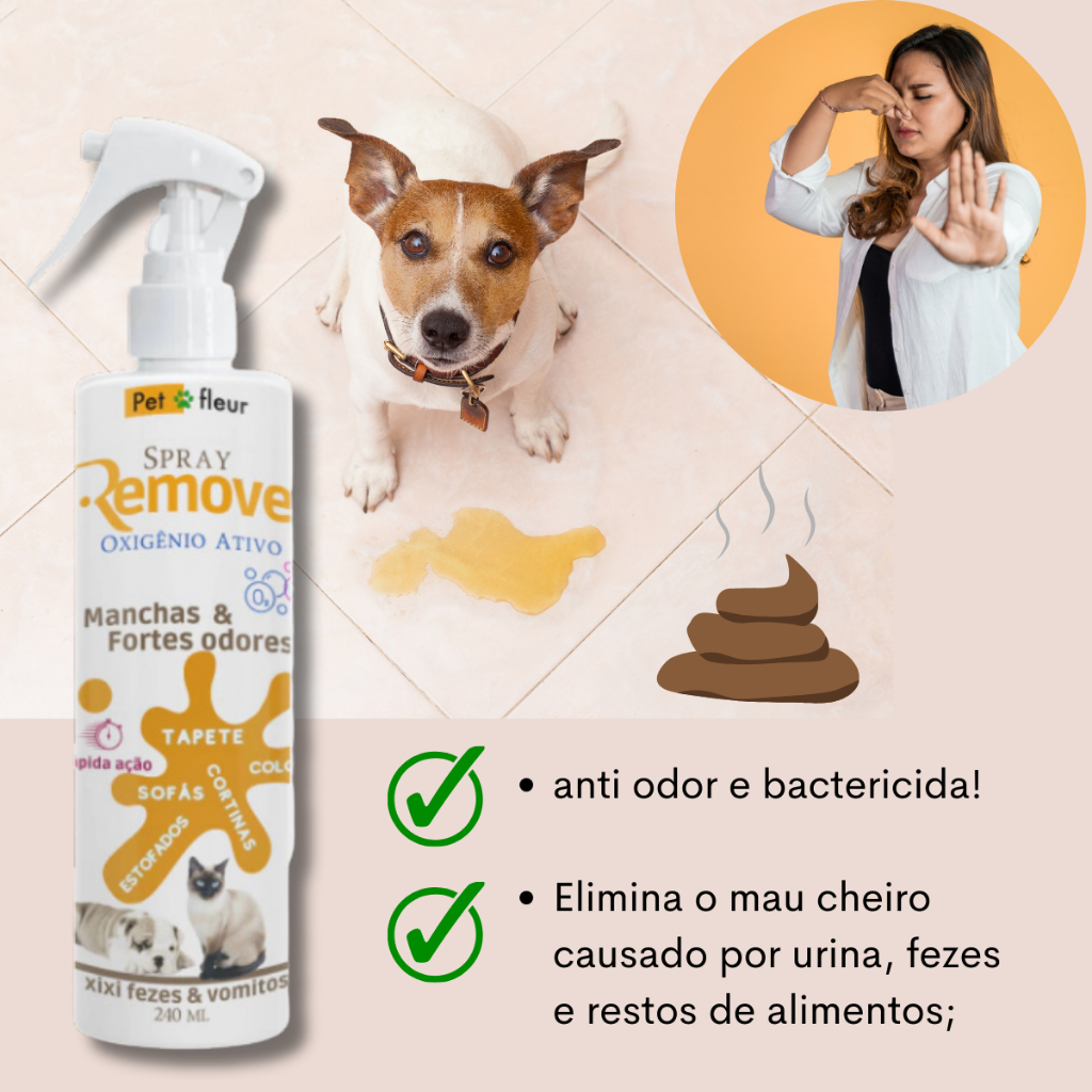 Spray Antiodor Enzimático Pets – Remove Man