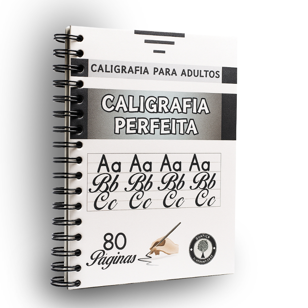 Caderno de Caligrafia para Adultos