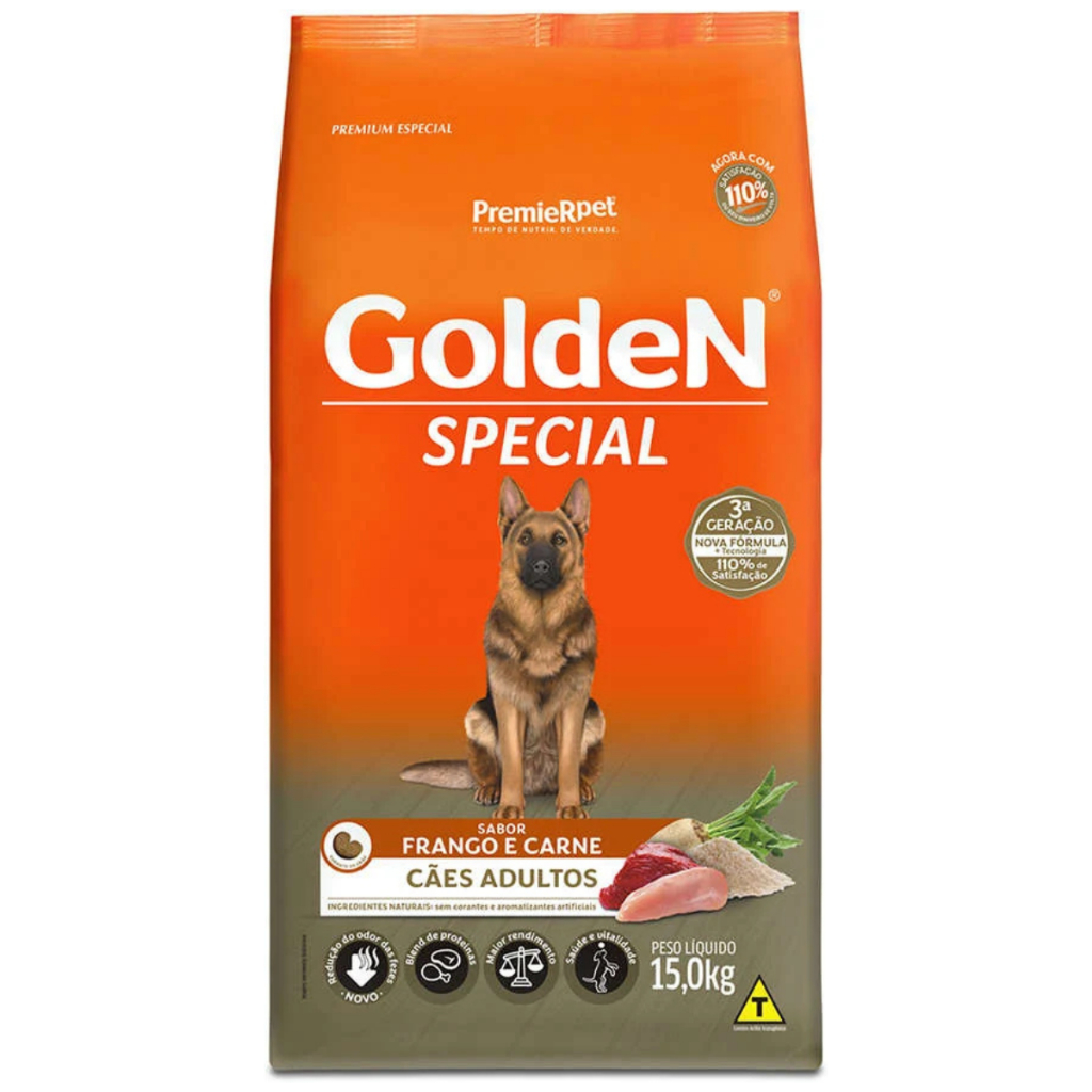 Ração Golden Special Para Cães Adulto Frango E 