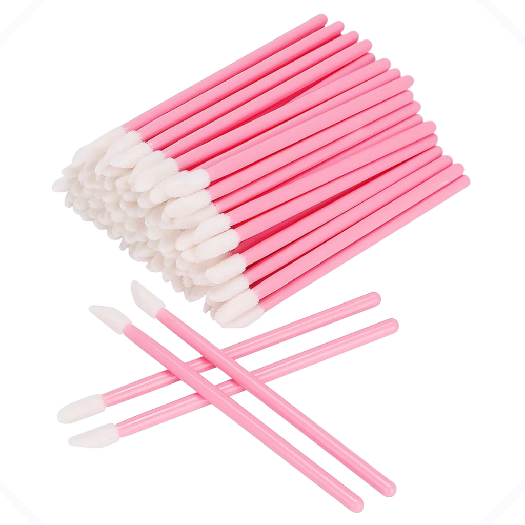 Kit 300 Pincel Aplicador Descartável de Gloss e B