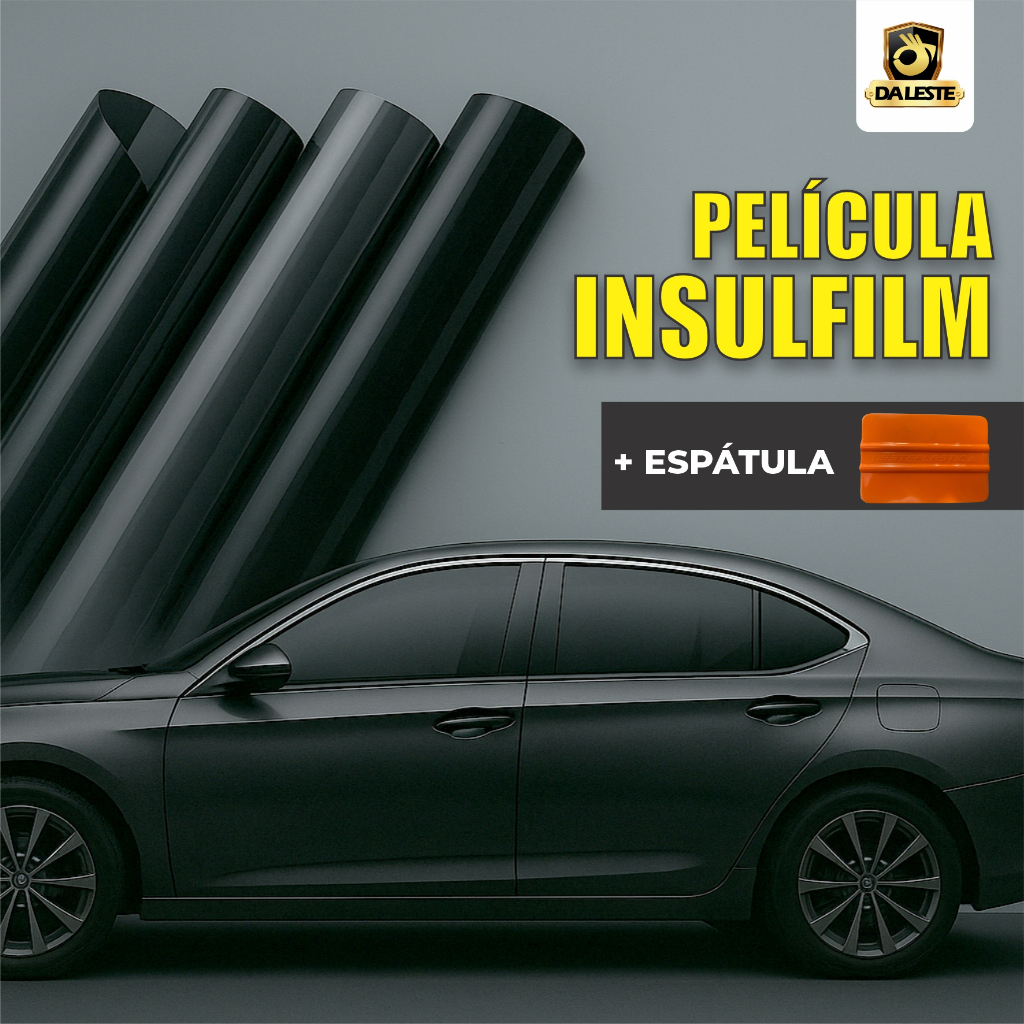6 Metros x 75 cm Insulfilm Automotivo e Residencia