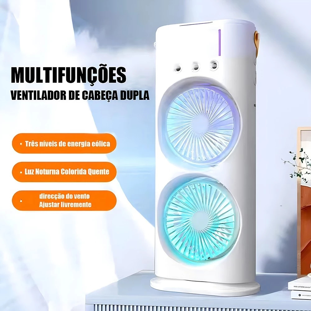 Mini Refrigerador De Ar Ventilador Climatizador Um
