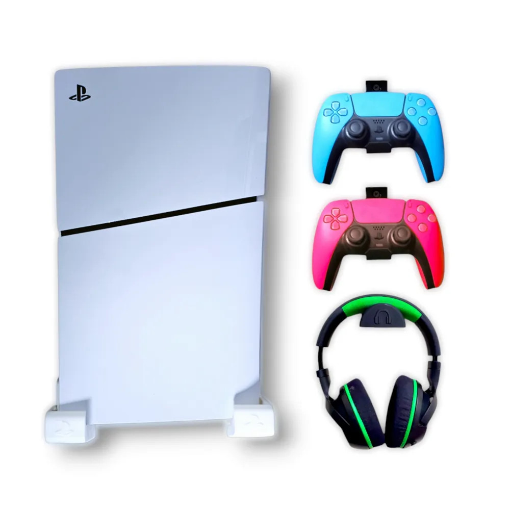 Suportes de Parede para PS5 Slim Digital+Suportes 