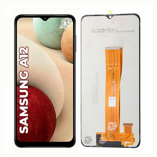 Tela Display Frontal Touch Galaxy A12 Original 100