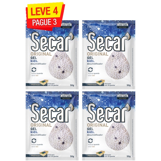 Kit Anti Mofo Secar Gel 50g – Leve 4 Pague 3